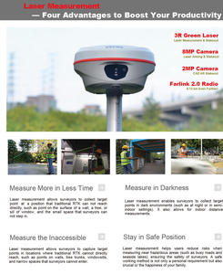 Kolida K60 ليزر RTK Gnss Rtk قاعدة وجهاز استقبال Gnss معدات Dgps Gps تفاضلية Kolida K60 برو K7 K58 K7 + ليزر Rtk - Product Image 6