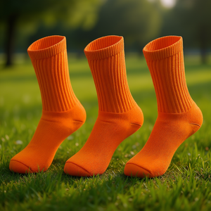 Chaussettes de sport DB Athletic, 3 paires, en coton respirant, taille femme 5 à 10, orange, vêtements de sport d'été - Product Image 2