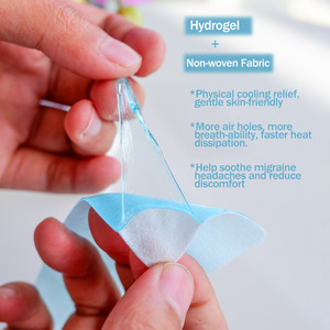 Patch pengurang demam hidrogel dingin untuk anak-anak Gel lembut pendinginan es transparan perban luka untuk pereda migrain - Product Image 2