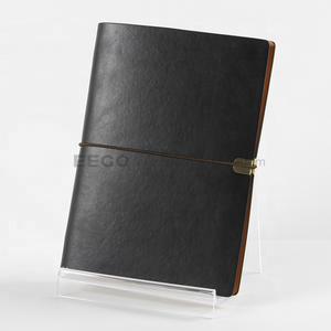 สมุดโน๊ตแบบห่วงสำหรับงานวิศวกรรมสมุดโน๊ตหนัง A5ปฏิทินแบบรีฟิลปกสีดำสมุดโน้ตหนังสไตล์วินเทจทรงหลวมสำหรับเด็กผู้ชาย - Product Image 6