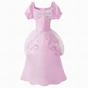 Nhà Sản Xuất Cung Cấp Phim Trẻ Em Khiêu Vũ Trang Phục Hồng Puff Tay Áo Lớp Công Chúa Trang Phục Sân Khấu Cho Các Ca sĩ - Product Image 1