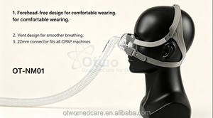 Universal Medical Silicone CPAP Nasal <strong>Mask</strong> for <strong>Sleep</strong> <strong>Apnea</strong> Breathing Therapy Adjustable BPAP CPAP Nasal Pillow <strong>Mask</strong> - Product Image 6