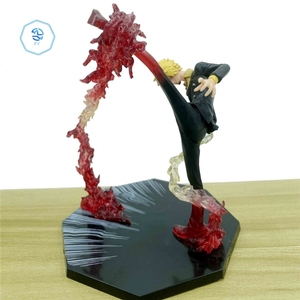 Figurine d'anime One Piece, accessoire décoratif, Fire Fist Ace Luffy Demon Slayer Zoro Devil Wind Legs, jouet militaire en PVC à collectionner - Product Image 3