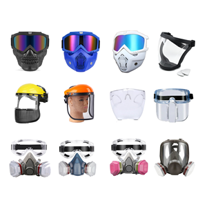 Masker Sepeda Motor Full Face Anti Debu yang Dapat Dilepas, Kacamata Masker Taktis Model Terbaru, Masker Olahraga - Product Image 6