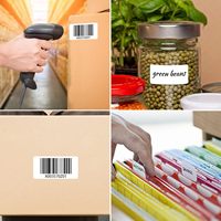 Étiquettes d'impression thermique autocollantes personnalisables de haute qualité pour la promotion, les supermarchés, les épiceries, les codes-barres