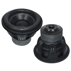 Subwoofer de voiture 15 pouces 2 ohms à double bobine haute puissance pour mise à niveau du système audio mono - Product Image 1