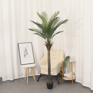 Nouveaux arbres tropicaux en plastique de style réaliste grande plante de simulation <span class=keywords><strong>palmier</strong></span> artificiel pour la décoration de bonsaï - Product Image 3