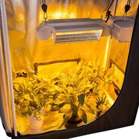 Étanche Serre Chambre Boîte Plante Tissu De Culture Haute Réfléchissant Mylar 2x2 3x3 4x4 5x5 Intérieur Kit De Culture Tente