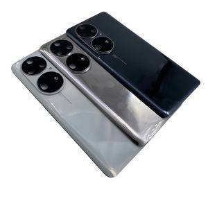 NOUVEAU Pour <span class=keywords><strong>Huawei</strong></span> P50 <span class=keywords><strong>Pro</strong></span> Couvercle de batterie arrière Boîtier en verre Porte arrière avec cadre Objectif de caméra de remplacement LOGO avec adhésif - Product Image 1