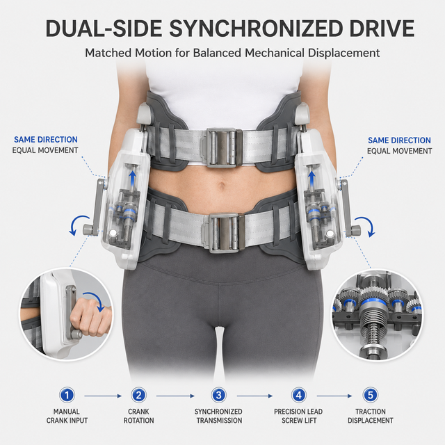 Boan Portable Foldable Spinal Decompression Equipment Rigid Frame Stretching Support for Physical Therapy in Clinics Home Use