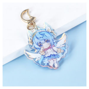 Niedlicher Anime-Acryl-Schlüsselanhänger für Mädchen, Kawaii Schulranzen-Charm, Modisches Alltags-Accessoire, Individuelles Design, Großhandelsgeschenk - Product Image 1