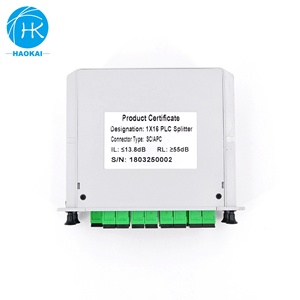 * 32 Port Rack Mount FTB Cáp Quang <span class=keywords><strong>Splitter</strong></span> <span class=keywords><strong>Box</strong></span> 19 Inch Trượt <span class=keywords><strong>PLC</strong></span> <span class=keywords><strong>Splitter</strong></span> 1*8 1*16 1 Sợi Đơn Chế Độ Duy Nhất HAOKAI - Product Image 4