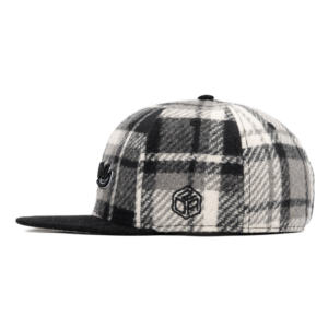 หมวกเบสบอลทรงแบนปีกโค้งแบบกำหนดเอง TCAP ปักลาย 3 มิติ หมวกแบบ Fitted - Product Image 3