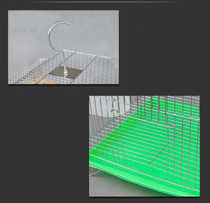 Lushang — <span class=keywords><strong>Cage</strong></span> pour les oiseaux, accessoire en métal pour perruches, <span class=keywords><strong>Cage</strong></span> pour élevage de petits oiseaux - Product Image 5