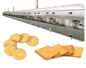 Prix usine le plus populaire en 2023 Biscuit Produit Usine Système de production de biscuits Biscuit Machine de fabrication de biscuits entièrement automatique