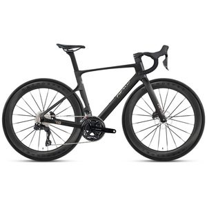 Bicicleta de Carretera de 17 Pulgadas, Versión de Carreras, 13 Velocidades, Cuadro Totalmente Amortiguado, Ruedas de Aleación de Aluminio, Frenos de Disco Dobles, Horquilla de Fibra de Carbono - Product Image 2