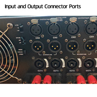 Amplificatore per Palco a Quattro Canali ad Alta Potenza, Alta Qualità OEM ODM, Fabbrica di Attrezzature Audio Professionali MX-41100