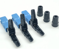 Precio de Fábrica FTTH Componentes Ópticos Pasivos Fáciles de Instalar Cable de Fibra Óptica SM Conector Rápido SC