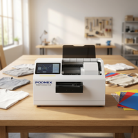 Impresora Digital Automática de Inyección de Tinta UV CMYK PodNEX A3 DX7, Todo en Uno, Rollo a Rollo, 2400 DPI, para Carcasas de Plástico para Teléfonos/AirPods, Android
