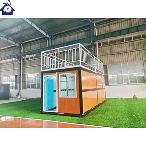 Conteneur en acier préfabriqué pliable et portable pour extérieur, utilisable comme ferme, maison de transport, entrepôt, abri, maison, rangement ou appartement - Product Image 4