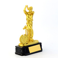 Vente en gros, grand métal souvenir, prix de sport, médailles, coupe, prix du monde, 1ère place, trophée de hockey en or pour champion