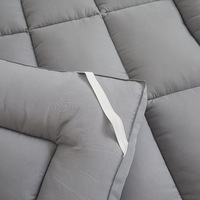 Lris Basit Düz Renkli Dokuma Polyester Elyaf Hafızalı Yatak Çift Katmanlı Tasarım. Yıkanabilir. 600TC İplik Sayısı. Katlanır Mat.