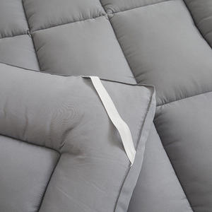 <span class=keywords><strong>Matelas</strong></span> simple en fibre de polyester de couleur unie. Conception à double couche. Lavable. Comptage de fils 600TC. Tapis pliable. Soulage les douleurs dorsales. - Product Image 2