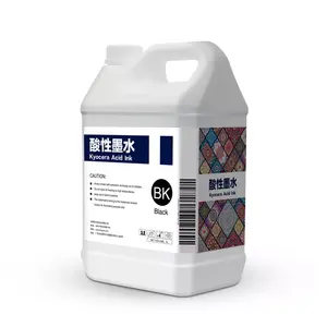 Acid ink for Epson DX4 X5 X6 X7 Kyocera printheads 6 colors 5 liter/bottle Acid ink