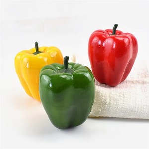 Piments artificiels en plastique de haute qualité, simulation réaliste de légumes, modèle de piment factice pour la décoration de la maison, de la cuisine et des fêtes - Product Image 6