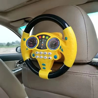 Jouet simulateur de conduite à ventouse, volant électrique pour enfants, jouet éducatif avec musique et sens de la direction