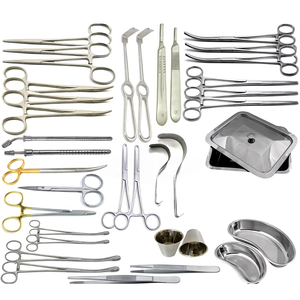 Pakistan Made Stainless Steel Manual Surgical Set High Quality Major General Surgery Instruments Complete Set KAHLU ORTHOPEDIC - Product Image 1