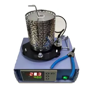 Controle de temperatura bioconstar, aquecedor controlado de temperatura com viscosímetro