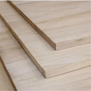 custom size edge glued panel paulownia wood price 100% Solid Wood