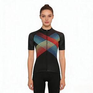 Maillot de cyclisme respirant à séchage rapide, anti-humidité, avec logo personnalisé, pour équipes professionnelles, courses sur route, événements de club - Product Image 4