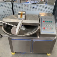 Machine à découper la viande industrielle électrique, hachoir automatique pour légumes et viande, coupe-viande en bol
