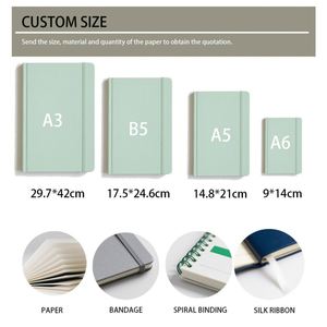 Ensemble de papeterie personnalisé avec logo, reliure thermique en PU, papier souple, 120 feuilles, fabrication directe d'usine, cadeau d'entreprise - Product Image 6