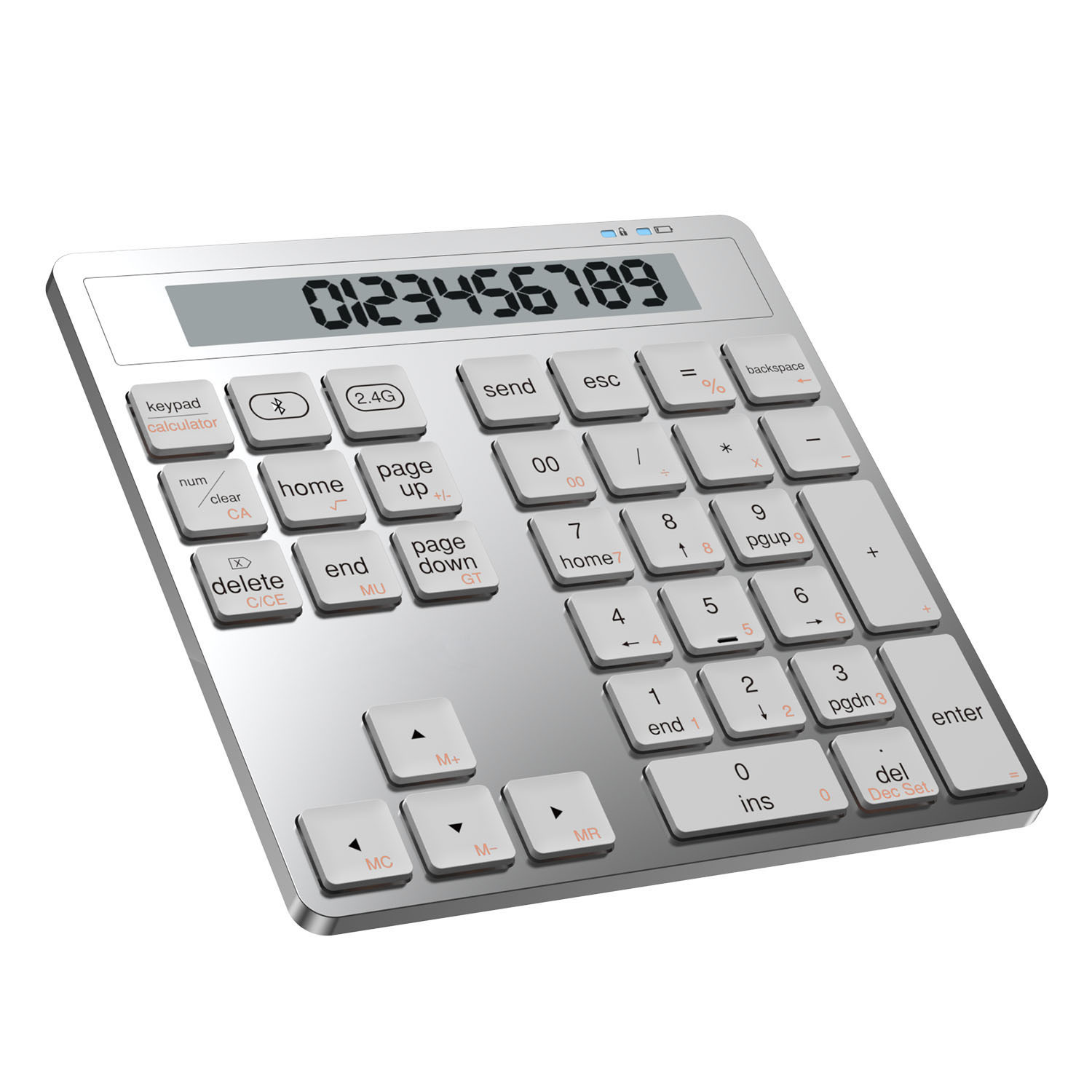 Clavier Numérique Sans Fil 2,4 GHz - 18 Touches - Mini Pavé Numérique USB Pour PC Et Portable