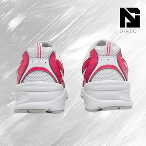 รองเท้า New Balance 530 สีชมพูซาติน โทนสีแดง รุ่นเดินสบาย ระบายอากาศได้ดี แบบผูกเชือก สไตล์ลำลอง - Product Image 4