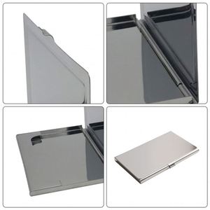 Tarjetero Metálico Delgado Rectangular de Acero Inoxidable para Tarjetas de Crédito e Identificación, Ideal para Promociones, Venta al Por Mayor - Product Image 5