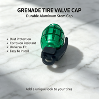 Accessoires de voiture : Nouveaux capuchons de valve de pneu personnalisés pour jantes en alliage – Style universel et personnalisé
