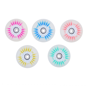 Fabricantes personalizado al aire libre duro alto elástico colorido luz Led luz intermitente 4 ruedas de patines en línea - Product Image 2