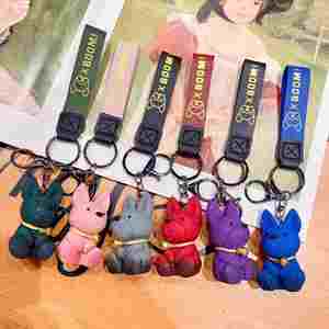 Adorable Sparkling Puppy Keychain - Cute Dog Bag Hanger Charm Unique Gift for Pet Lovers - Product Image 6
