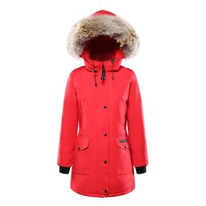 BECHANCE 防水プラスサイズカジュアルフード付きスタンドカラーパッド入りウィンターパーカー、ファー付き保温防寒ジャケット - Product Image 2