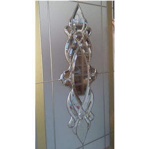 Verre transparent biseauté mosaïque fenêtres en verre biseauté <span class=keywords><strong>prix</strong></span> biseauté verre ornement - Product Image 1