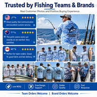 Camisa de Pesca Elástica en 4 Direcciones con Protección Solar y Logotipo Personalizado, Camisa de Pesca Sublimada de Manga Larga Flexible con Capucha y Protección UPF