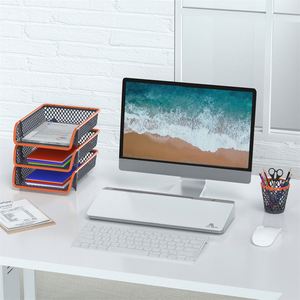 Desk Accessories Desktop PP Mesh <b>Pen</b> Storage Box <b>Pen</b> Holder Makeup Brush Container Home Office Storage <b>Organizer</b> - Product Image 6