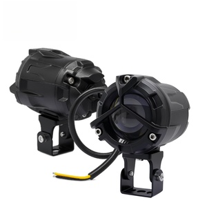 Super Bright LED Motorcycle Spotlight Dual Color 4 Mode <b>Flash</b> Headlights Waterproof Foglights Trucks ATV Jeeps Model MO57 2-Year - Product Image 1