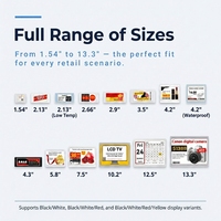Étiquettes de prix numériques pour supermarchés, système d'étiquetage électronique des rayons ESL, étiquette de prix E-ink, affichage E-paper sans fil