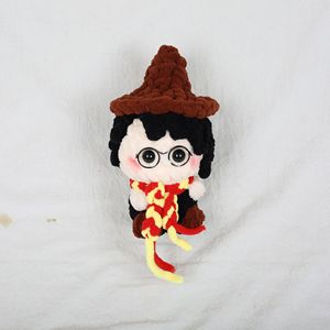 Nouveauté 2026 : Porte-clés Anime en crochet fait main, fini, breloque en peluche à suspendre au sac, motif Fille Fraise - Product Image 4