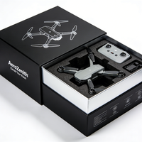 Boîte à drone en carton ondulé durable, emballage robuste avec mousse personnalisée pour ranger le mini-drone et ses pièces, pour un transport sécurisé
